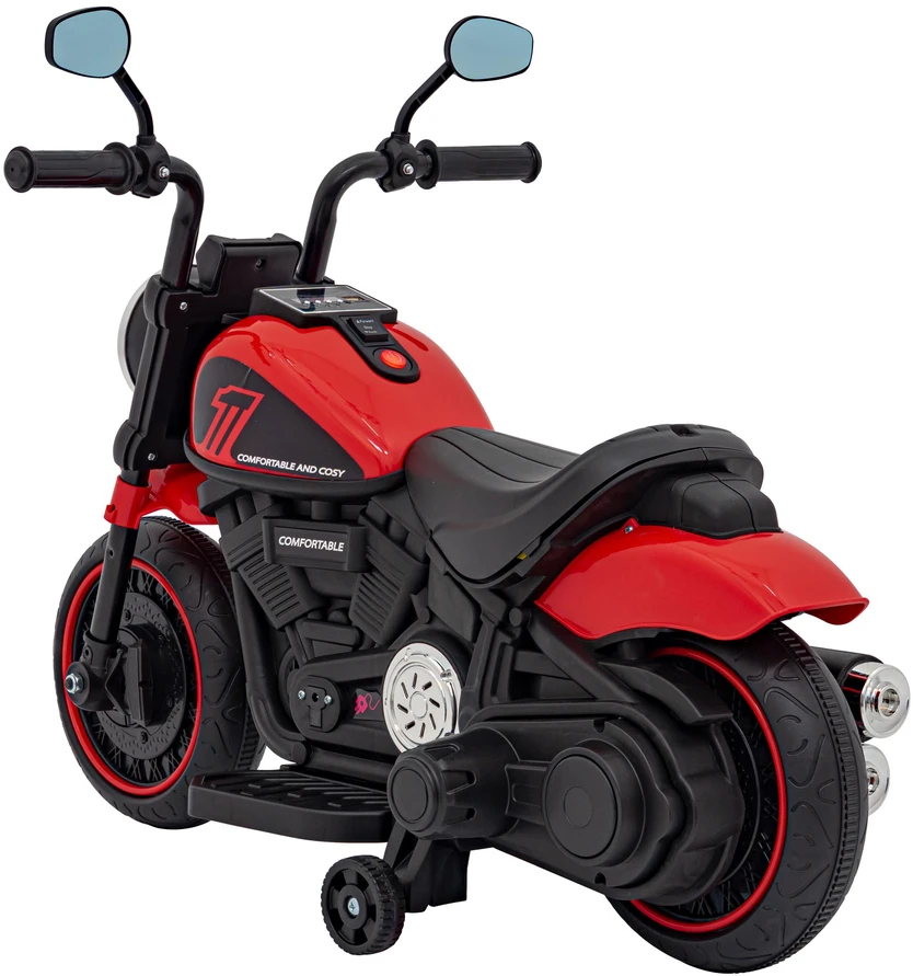 Ramiz Elektrinis motociklas Chopper FASTER, Raudona