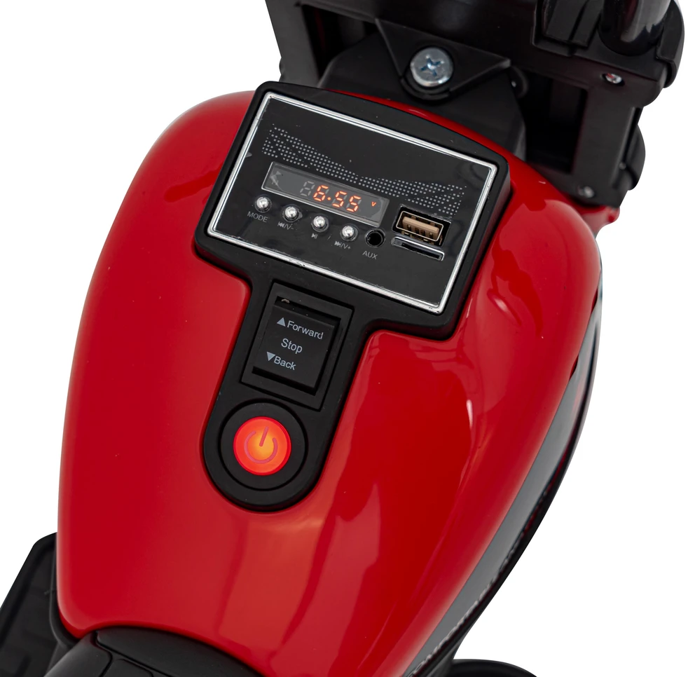 Ramiz Elektrinis motociklas Chopper FASTER, Raudona