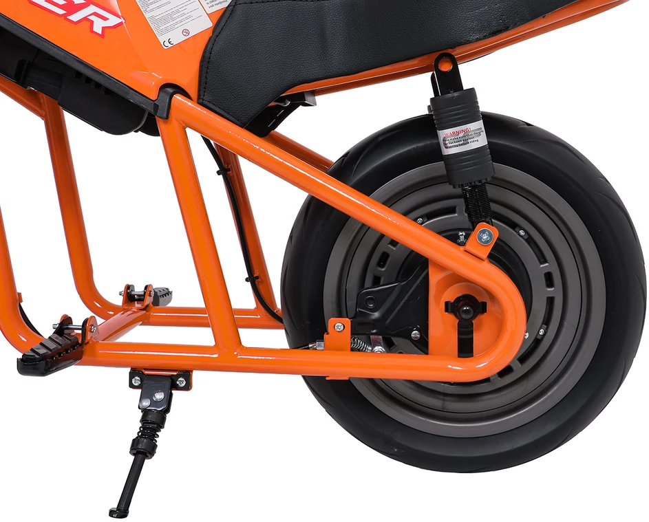 Vaikiškas elektrinis motociklas su 300W varikliu, LED žibintais, Bluetooth, nuo 3 metų, juodas