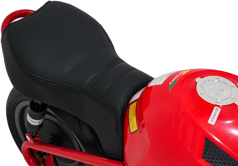 Vaikiškas elektrinis motociklas su 300W varikliu, LED žibintais, Bluetooth, nuo 3 metų, juodas