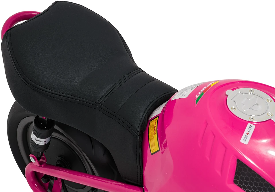 Vaikiškas elektrinis motociklas su 300W varikliu, LED žibintais, Bluetooth, nuo 3 metų, juodas