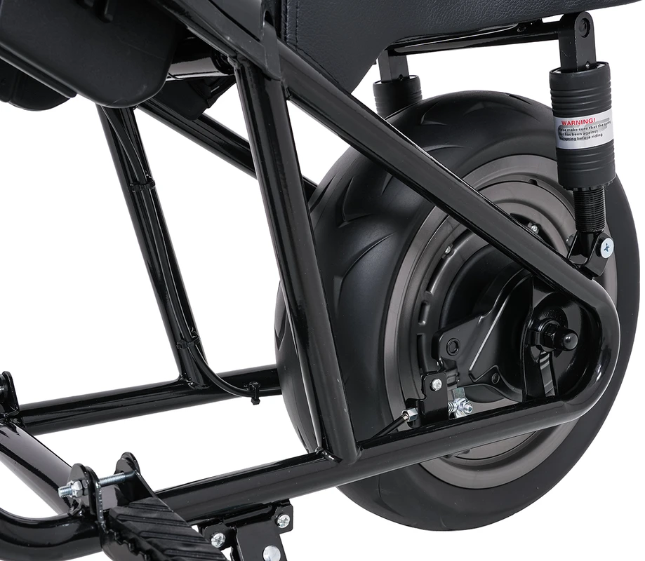 Vaikiškas elektrinis motociklas su 300W varikliu, LED žibintais, Bluetooth, nuo 3 metų, juodas