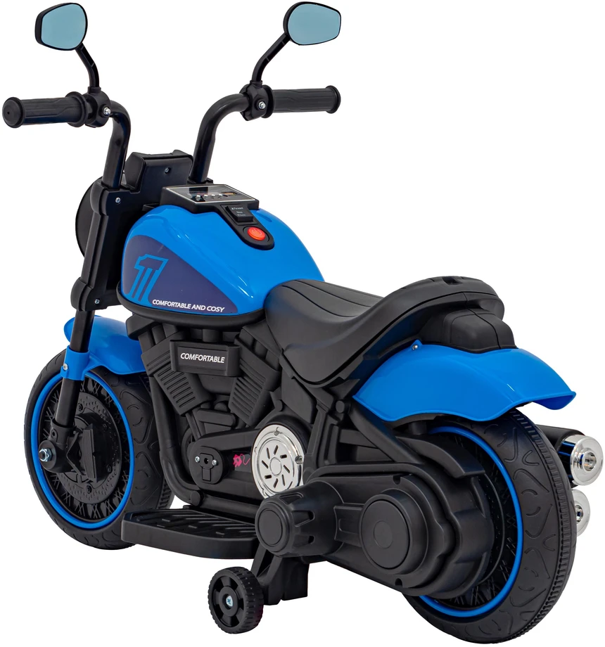 Triton Mėlyna Elektrinis motociklas Chopper FASTER, Mėlyna