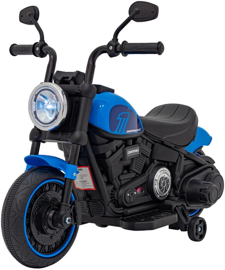 Triton Mėlyna Elektrinis motociklas Chopper FASTER, Mėlyna