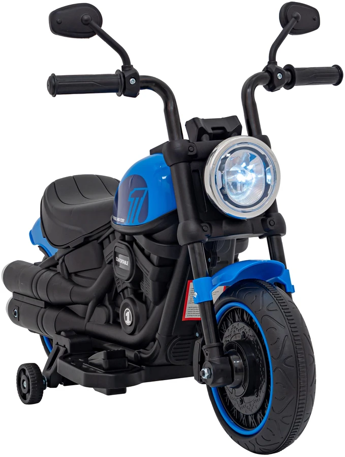 Triton Mėlyna Elektrinis motociklas Chopper FASTER, Mėlyna