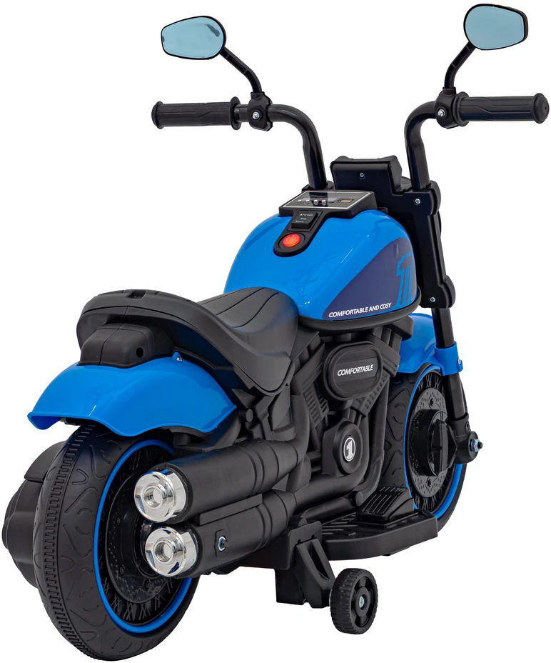 Triton Mėlyna Elektrinis motociklas Chopper FASTER, Mėlyna