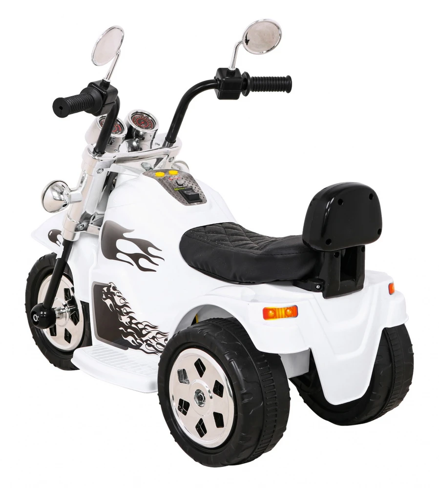 Ramiz Elektrinis motociklas Hot Chopper, Baltas
