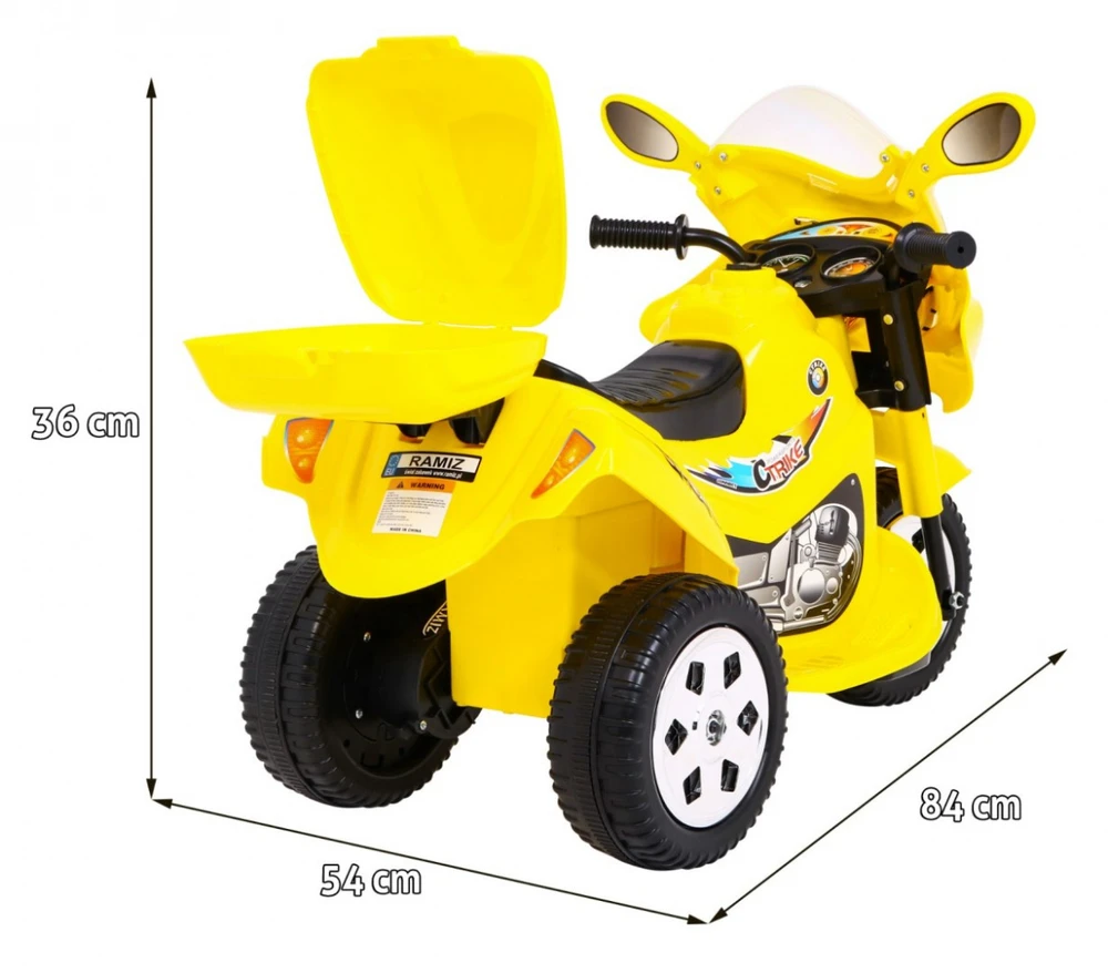 Ramiz Elektrinis motociklas BJX-088, Geltona