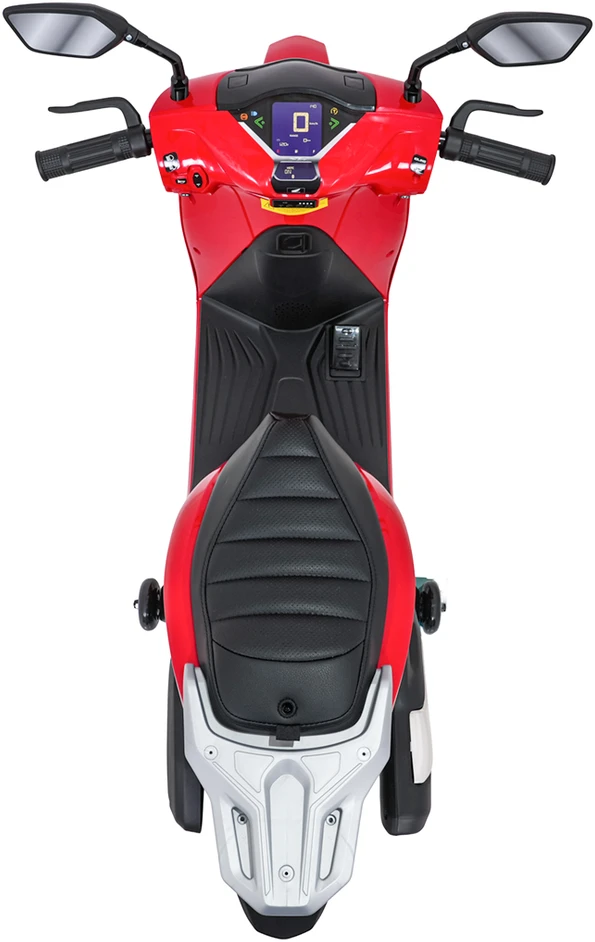 Vaikiškas elektrinis motoroleris Honda SH125i su LED šviesomis ir Bluetooth, nuo 3 metų, juodas