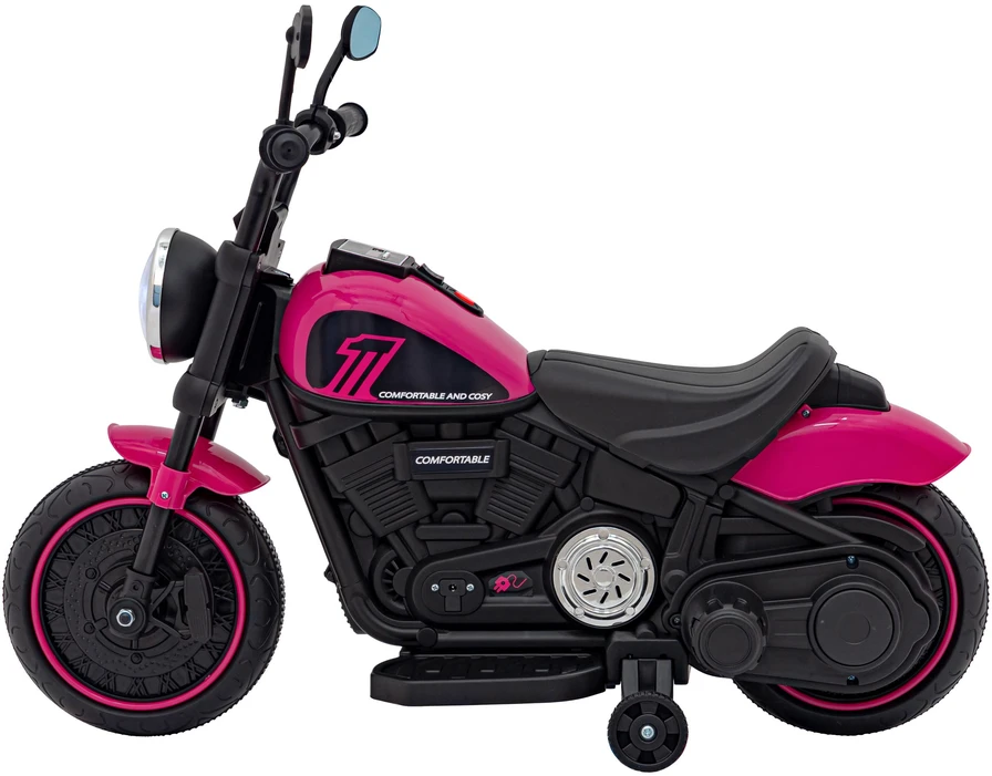 Triton Rožinė Elektrinis motociklas Chopper FASTER, Rožinė