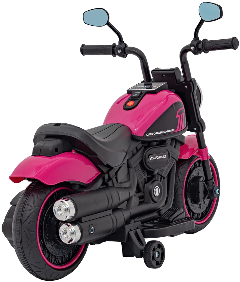 Triton Rožinė Elektrinis motociklas Chopper FASTER, Rožinė