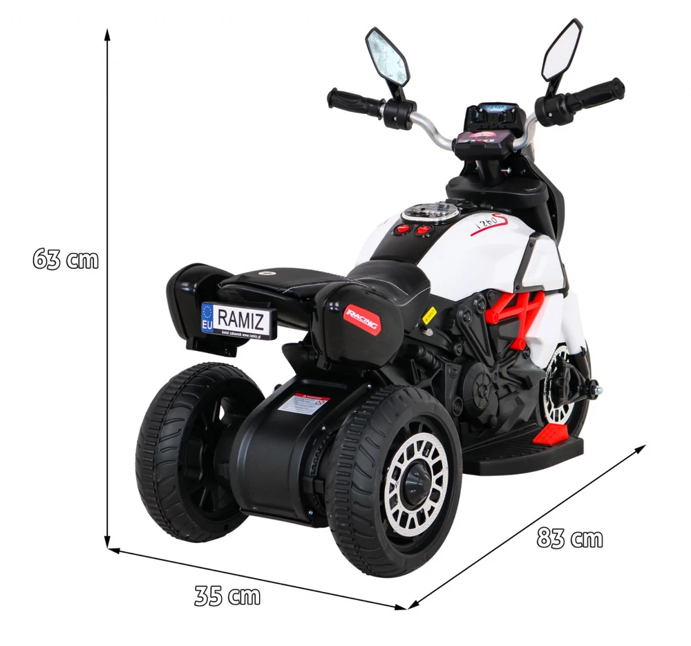 Ramiz Motor Fast Tourist baltos spalvos