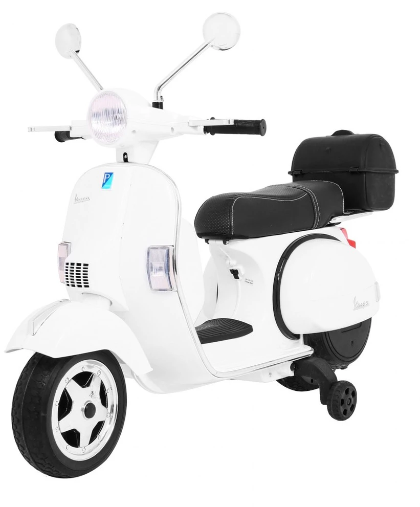 Ramiz Elektrinis motoroleris vaikams Vespa, Baltas