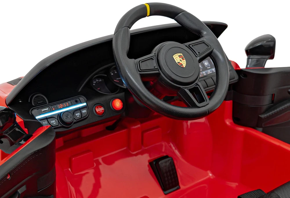 Ramiz Elektromobilis Porsche Spyder RS 718, Raudona