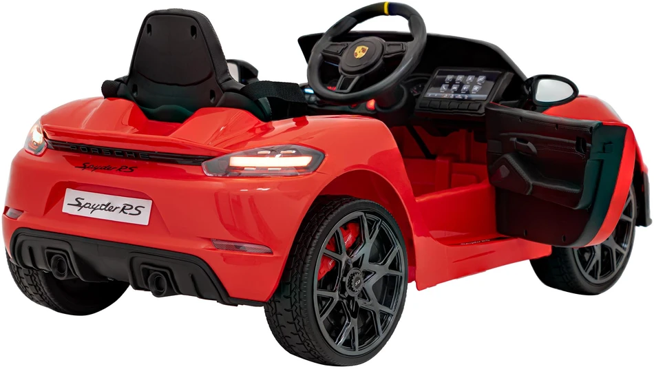 Ramiz Elektromobilis Porsche Spyder RS 718, Raudona
