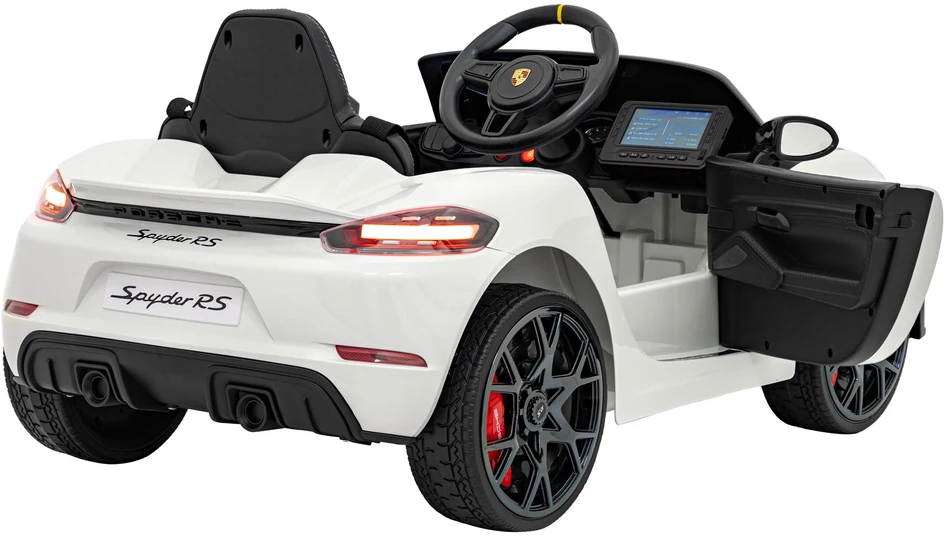 Elektromobilis Porsche 718 MP4, Baltas