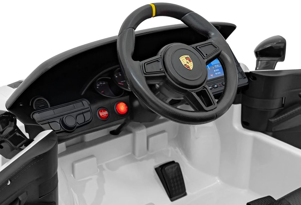 Elektromobilis Porsche 718 MP4, Baltas