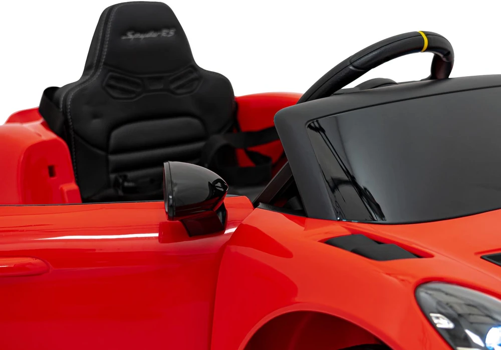Elektromobilis Porsche 718 MP4, Raudona