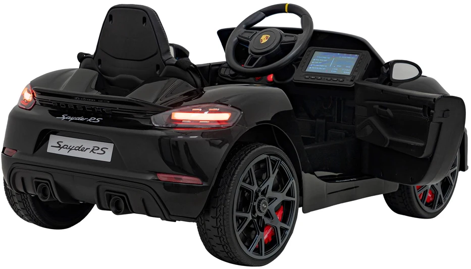 Roger Elektromobilis Porsche 718 MP4, Juodas