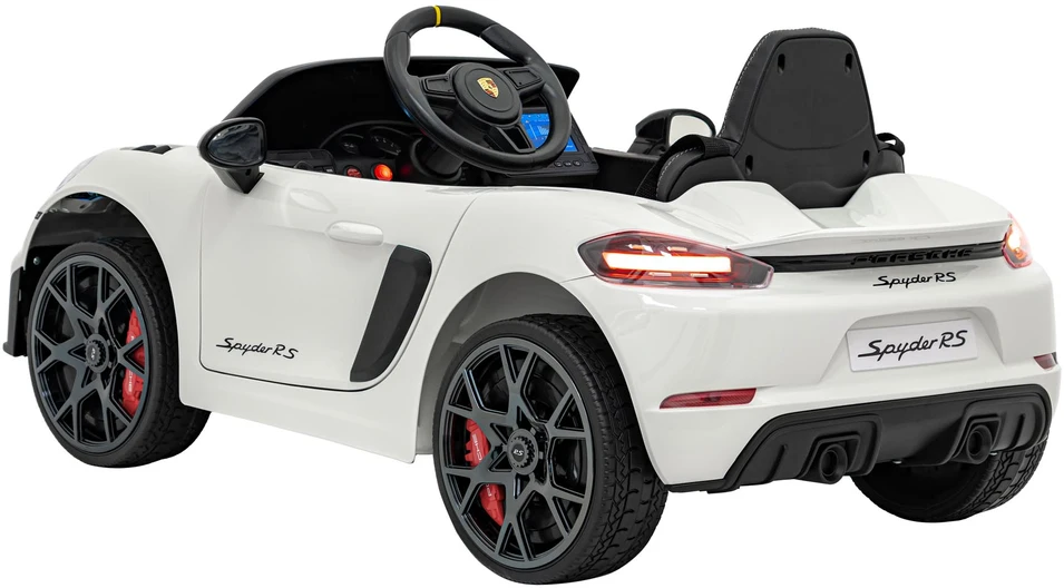 Elektromobilis Porsche 718 MP4, Baltas