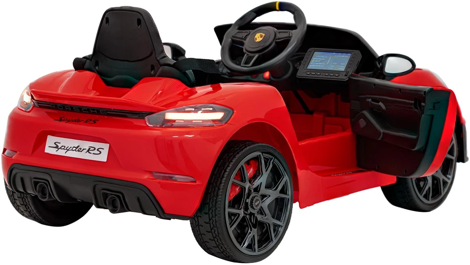 Elektromobilis Porsche 718 MP4, Raudona