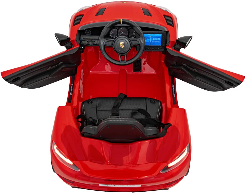Elektromobilis Porsche 718 MP4, Raudona