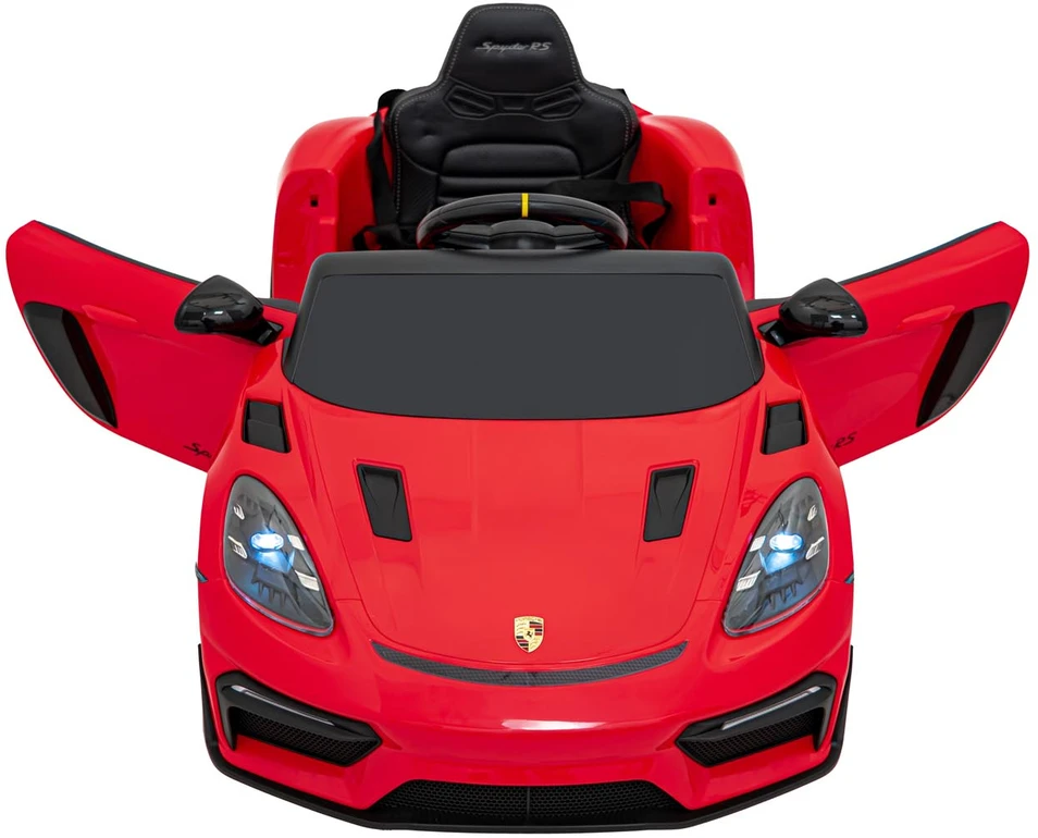 Elektromobilis Porsche 718 MP4, Raudona