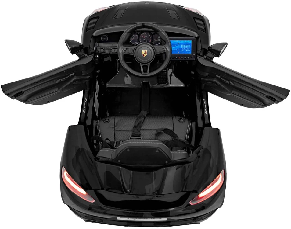 Roger Elektromobilis Porsche 718 MP4, Juodas