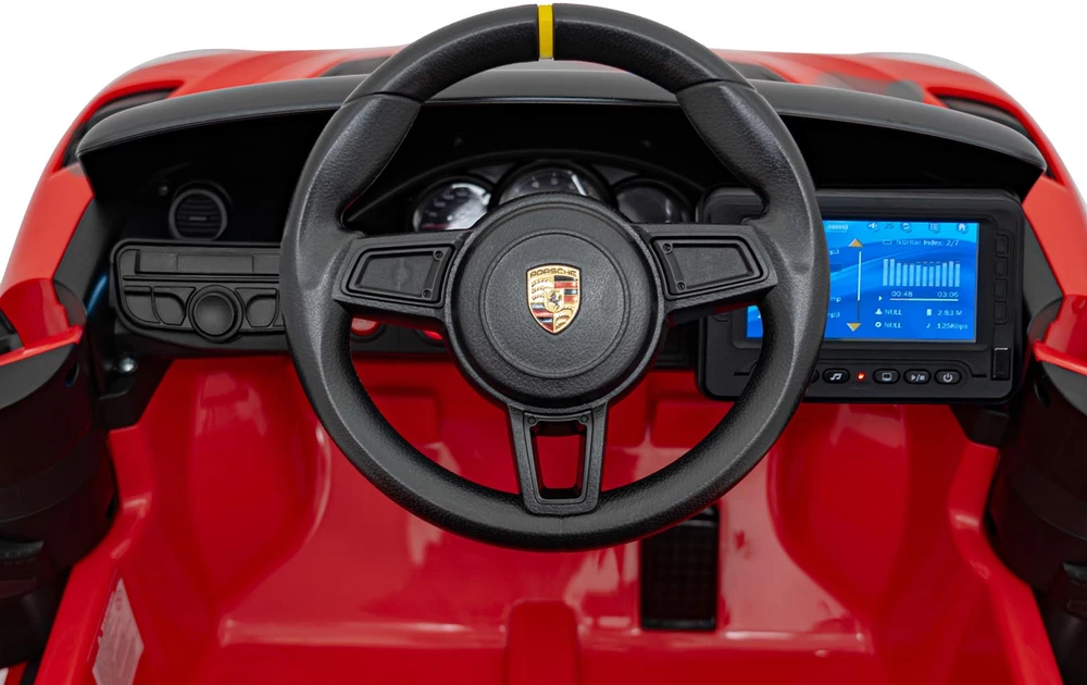 Elektromobilis Porsche 718 MP4, Raudona