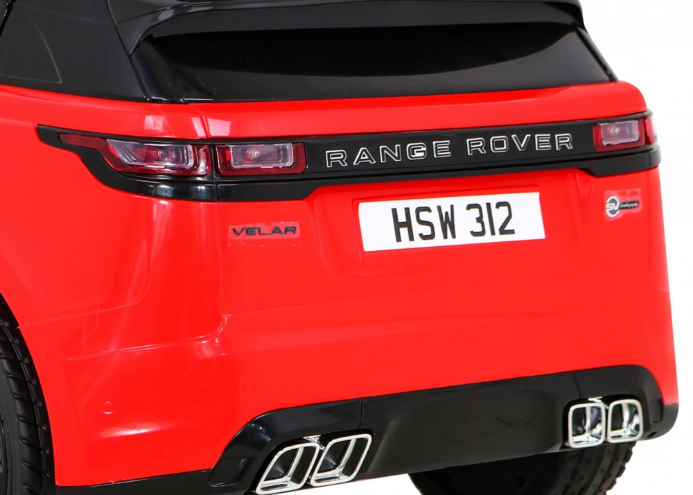 Ramiz Vaikiškas elektrinis Range Rover Velar su nuotoliniu valdymu, 3 greičiai, juodas sėdynė