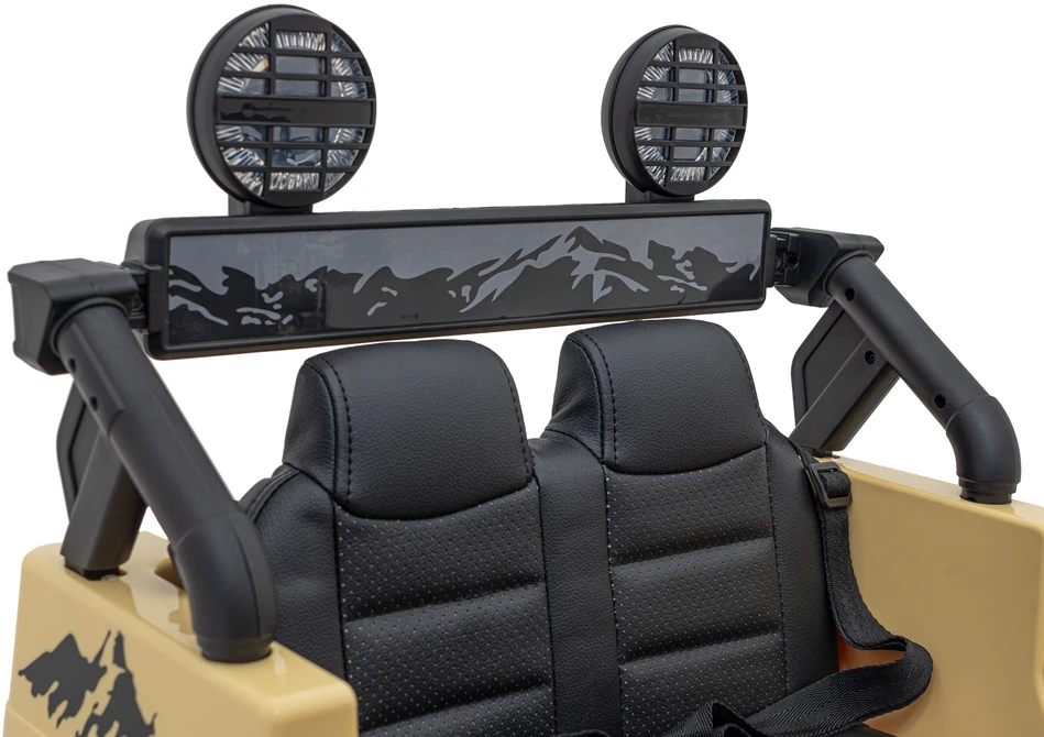 Elektromobilis Toyota FJ Cruiser 4x4, rusvai gelsvas