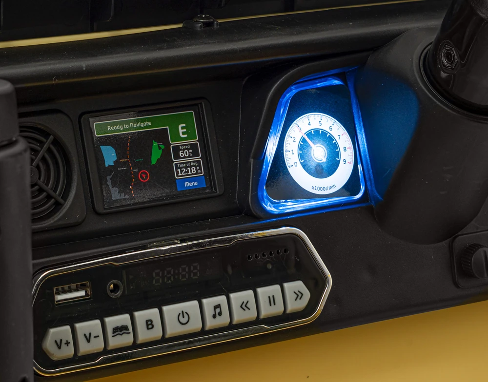 Elektromobilis Toyota FJ Cruiser 4x4, rusvai gelsvas