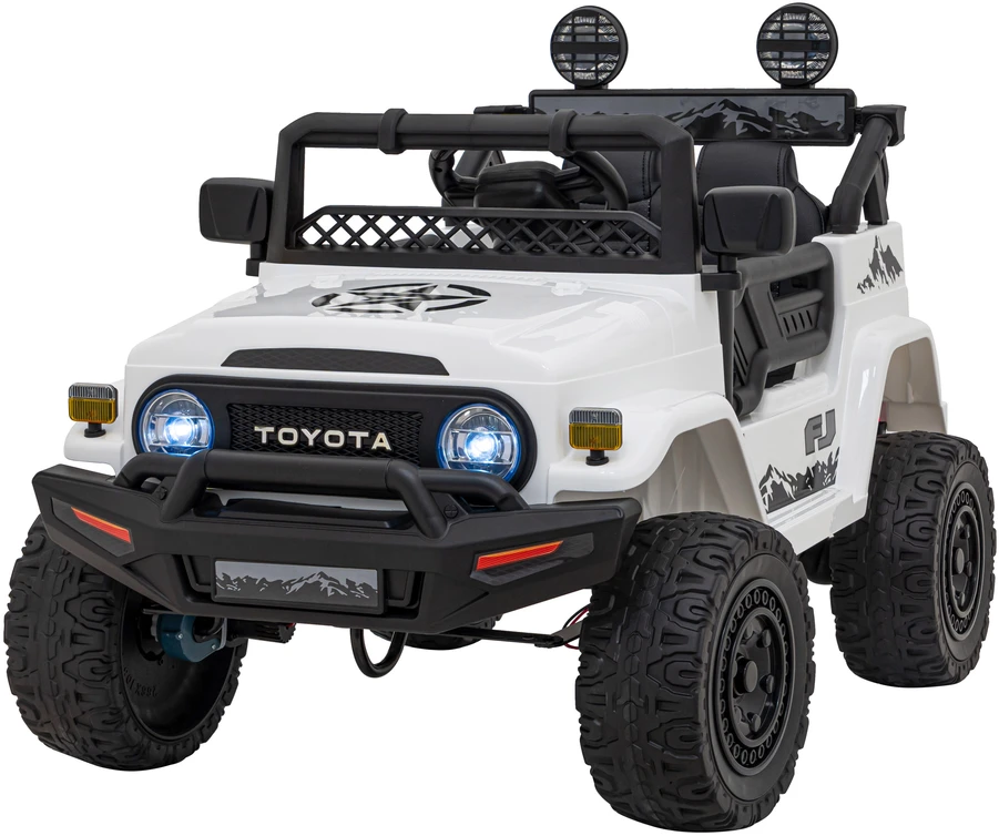 Elektromobilis Toyota FJ Cruiser 4x4, Baltas