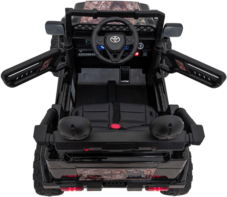 Elektromobilis Toyota FJ Cruiser 4x4, Juodas Leaves