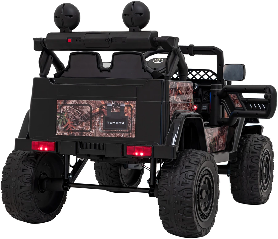 Elektromobilis Toyota FJ Cruiser 4x4, Juodas Leaves