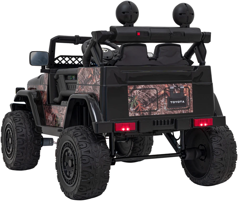 Elektromobilis Toyota FJ Cruiser 4x4, Juodas Leaves