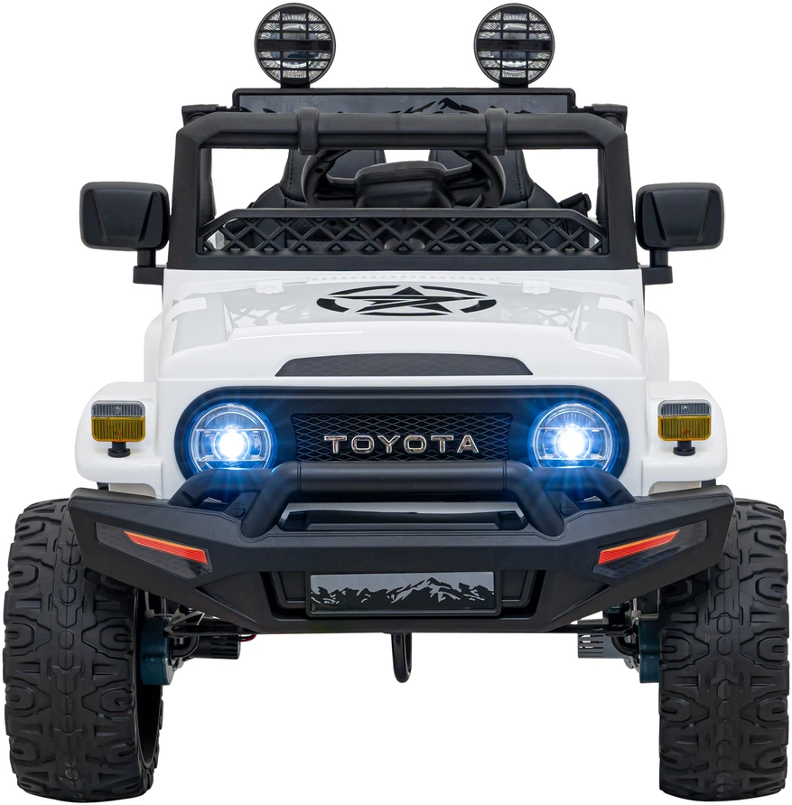 Elektromobilis Toyota FJ Cruiser 4x4, Baltas