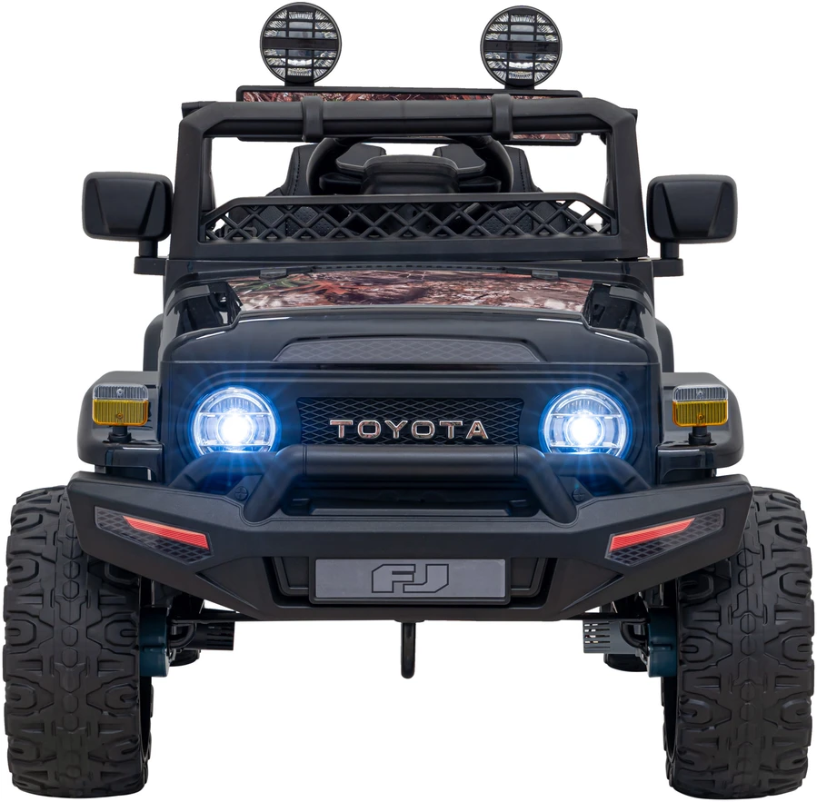 Elektromobilis Toyota FJ Cruiser 4x4, Juodas Leaves