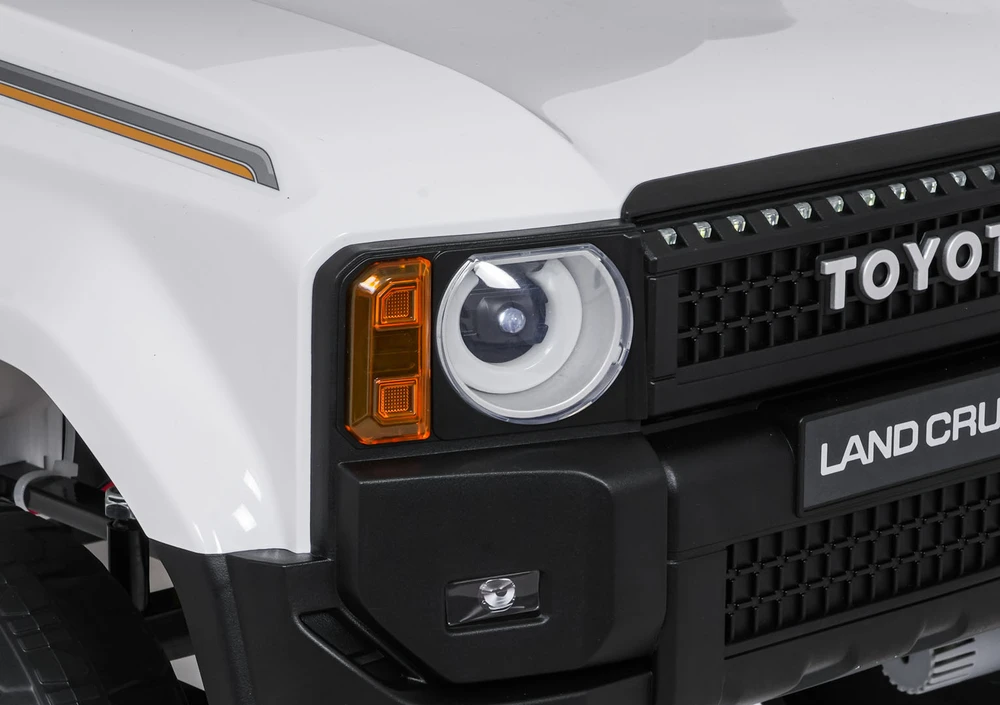 Ramiz Elektromobilis Toyota Land Cruiser PRADO, Baltas