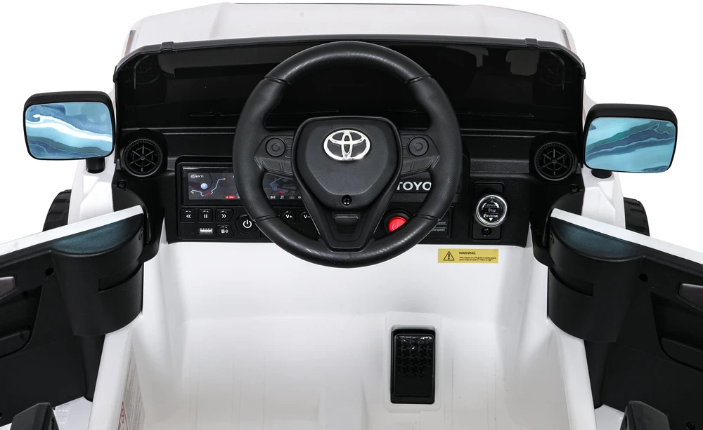 Ramiz Elektromobilis Toyota Land Cruiser PRADO, Baltas