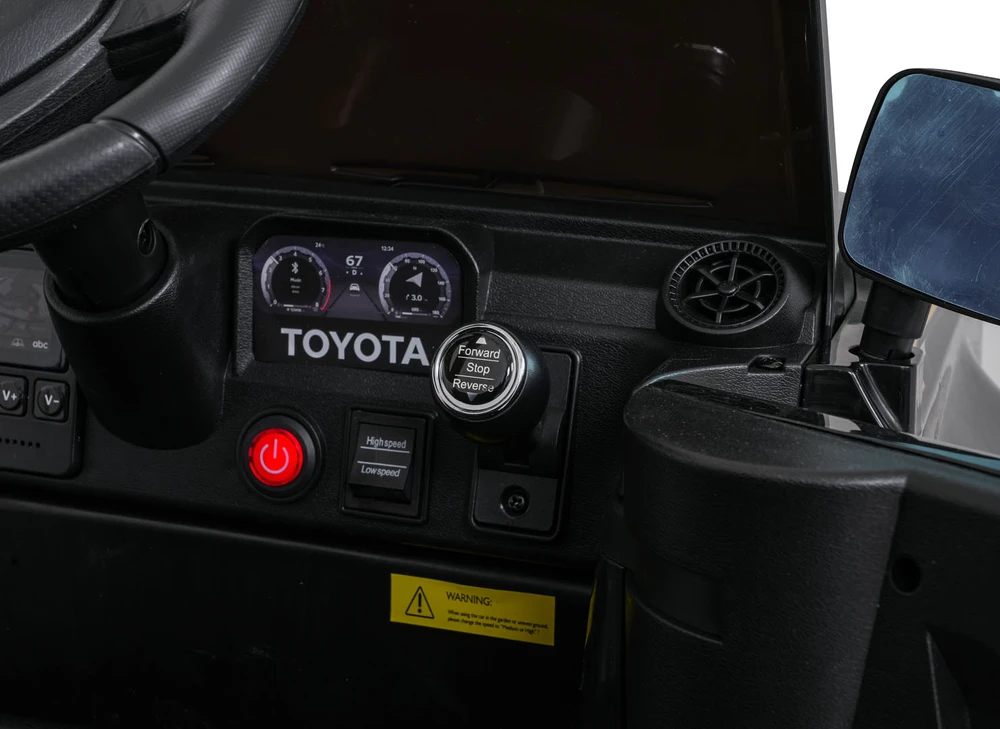 Ramiz Elektromobilis Toyota Land Cruiser PRADO, Juodas