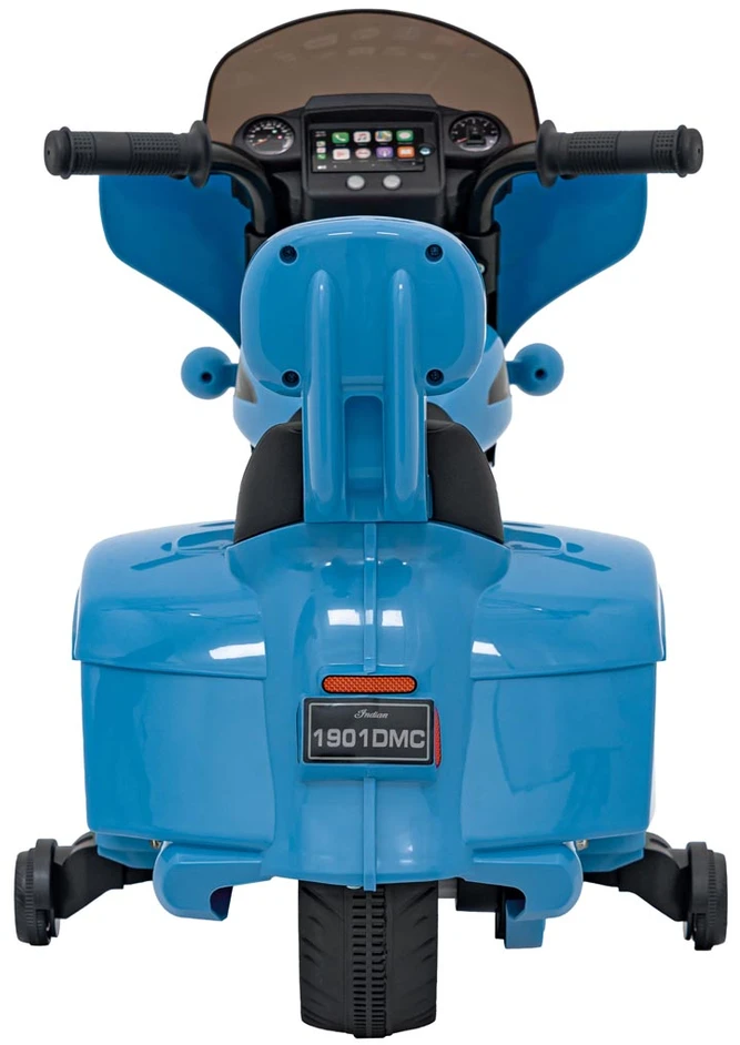 Blue Mėlyna Elektrinis motociklas Chopper INDIAN, Mėlyna