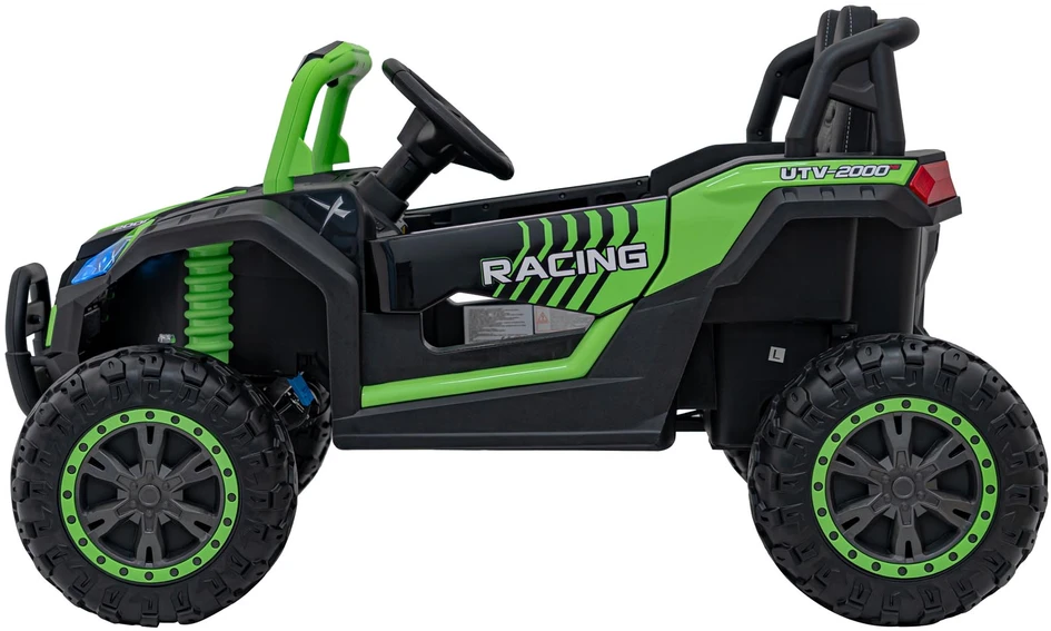 Ramiz Dvivietis elektromobilis UTV Buggy Racing 4x4, Žalias