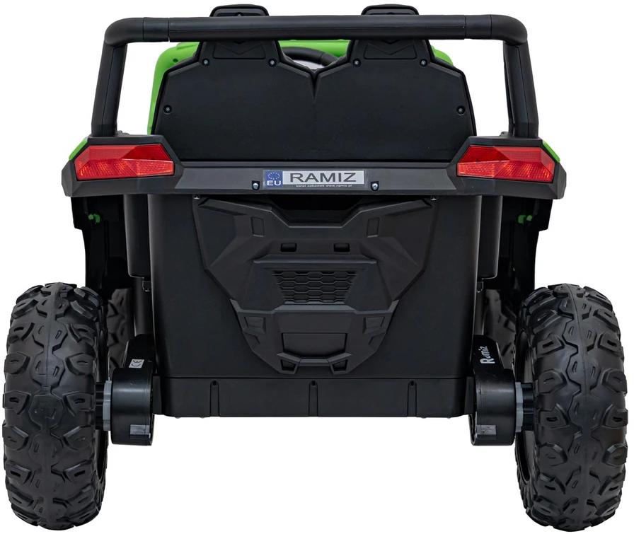 Ramiz Dvivietis elektromobilis UTV Buggy Racing 4x4, Žalias