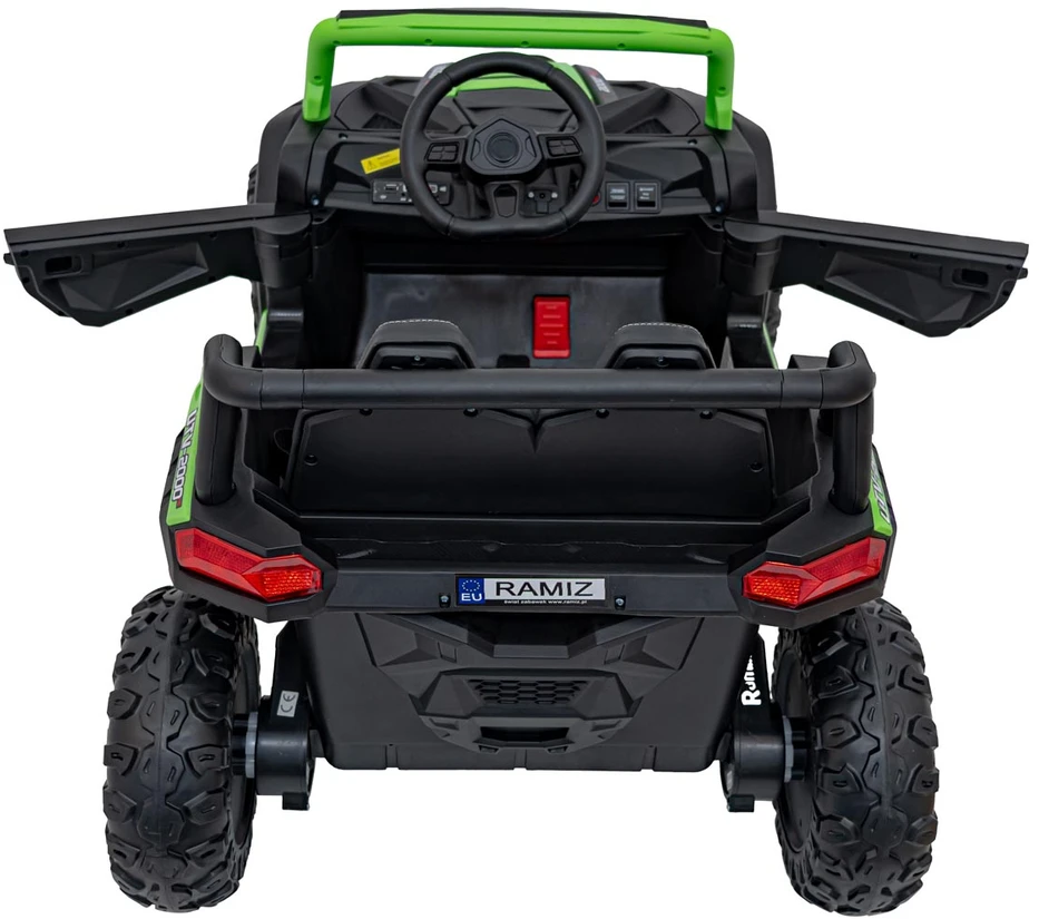 Ramiz Dvivietis elektromobilis UTV Buggy Racing 4x4, Žalias