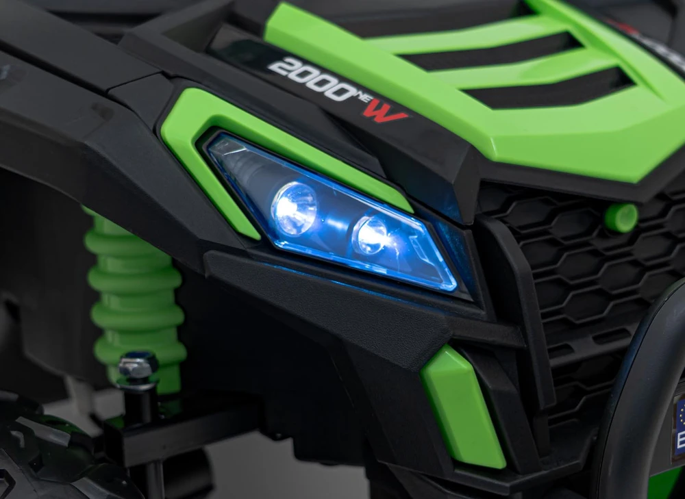 Ramiz Dvivietis elektromobilis UTV Buggy Racing 4x4, Žalias