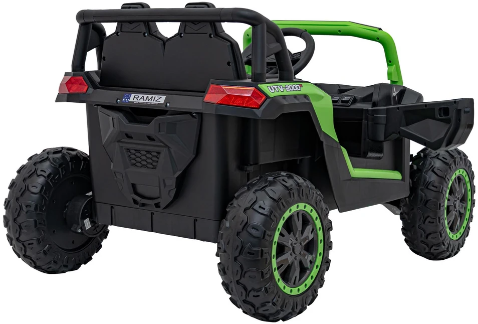 Ramiz Dvivietis elektromobilis UTV Buggy Racing 4x4, Žalias
