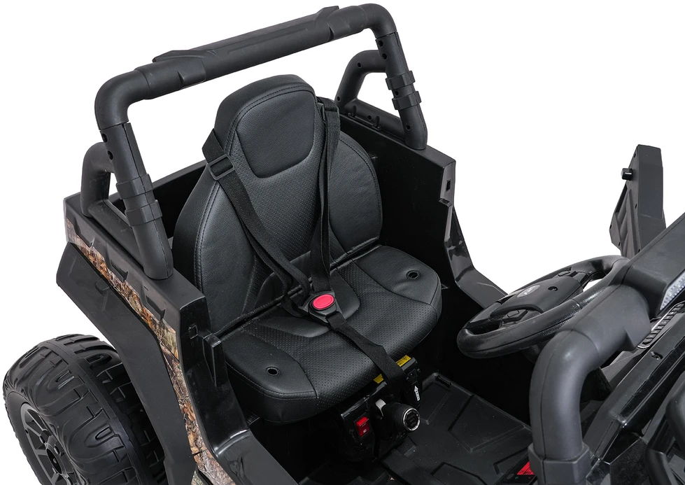 Vaikiškas elektrinis UTV visureigis su 2x200W varikliais, 3 greičiai, saugos mygtukas, EVA ratai