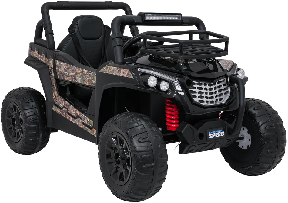 Vaikiškas elektrinis UTV visureigis su 2x200W varikliais, 3 greičiai, saugos mygtukas, EVA ratai