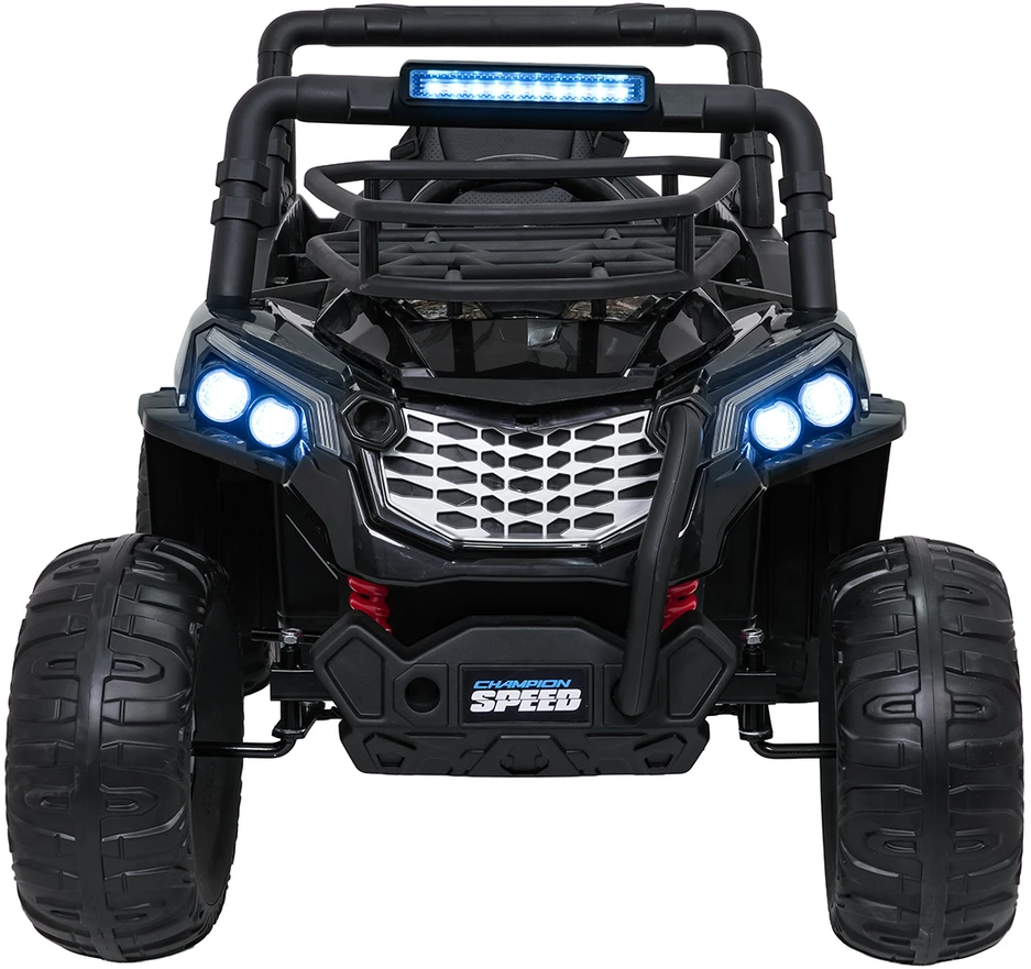 Vaikiškas elektrinis UTV visureigis su 2x200W varikliais, 3 greičiai, saugos mygtukas, EVA ratai